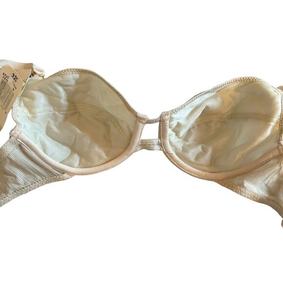 WONDERBRA ~ WOMENS 32C~ Back CLASP STYLE 7310 Gold Underwire BRA Vintage - Picture 8 of 8